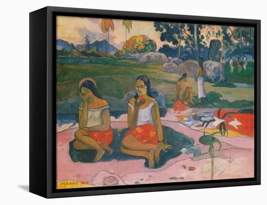 Sacred Spring (Nave Nave Moe), 1894-Paul Gauguin-Framed Stretched Canvas