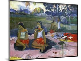 Sacred Spring: Sweet Dreams (Nave Nave Mo), 1894-Paul Gauguin-Mounted Giclee Print