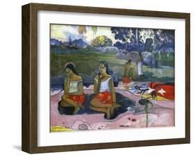 Sacred Spring: Sweet Dreams (Nave Nave Mo), 1894-Paul Gauguin-Framed Giclee Print
