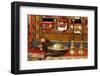 Sacred Texts, Horns Cignil (Cymbals) and Yeti Scalp, Namche Monastery, Namche Bazaar, Nepal, Asia-Peter Barritt-Framed Photographic Print