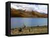 Sacred Tibetan Yamdrok Tso Lake (Yamzho Yumco)-Simon Montgomery-Framed Stretched Canvas