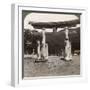 Sacred Torii Gate Rising from the Sea, Itsukushima Shrine, Miyajima Island, Japan, 1904-Underwood & Underwood-Framed Photographic Print