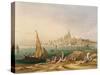 Sacred Town and Temples of Dwarka, Scenery, Costumes and Architecture of India-Captain Robert M. Grindlay-Stretched Canvas