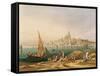 Sacred Town and Temples of Dwarka, Scenery, Costumes and Architecture of India-Captain Robert M. Grindlay-Framed Stretched Canvas