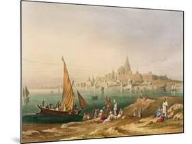 Sacred Town and Temples of Dwarka, Scenery, Costumes and Architecture of India-Captain Robert M. Grindlay-Mounted Giclee Print