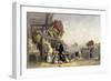 Sacrifice Harvest Moon-Thomas Allom-Framed Art Print