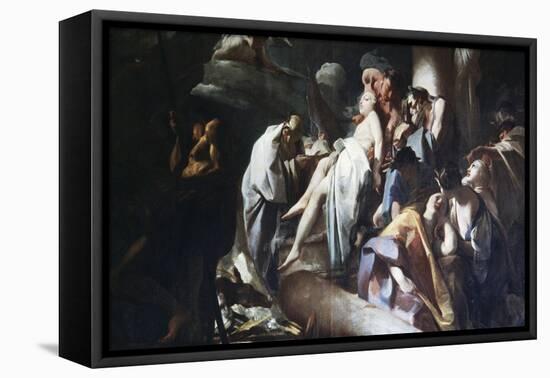 Sacrifice of Iphigenia, 1715-Federico Bencovich-Framed Stretched Canvas