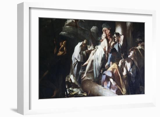 Sacrifice of Iphigenia, 1715-Federico Bencovich-Framed Giclee Print