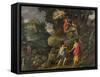 Sacrifice of Isaac, 1601-Alessandro Allori-Framed Stretched Canvas