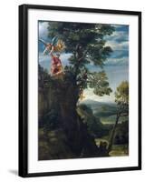 Sacrifice of Isaac-Annibale Carracci-Framed Giclee Print