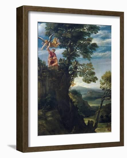 Sacrifice of Isaac-Annibale Carracci-Framed Giclee Print