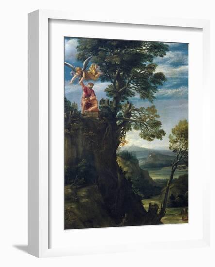 Sacrifice of Isaac-Annibale Carracci-Framed Giclee Print