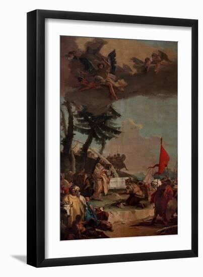 Sacrifice of Melchizedek-Giambattista Tiepolo-Framed Giclee Print