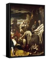 Sacrifice of Moses-Massimo Stanzione-Framed Stretched Canvas