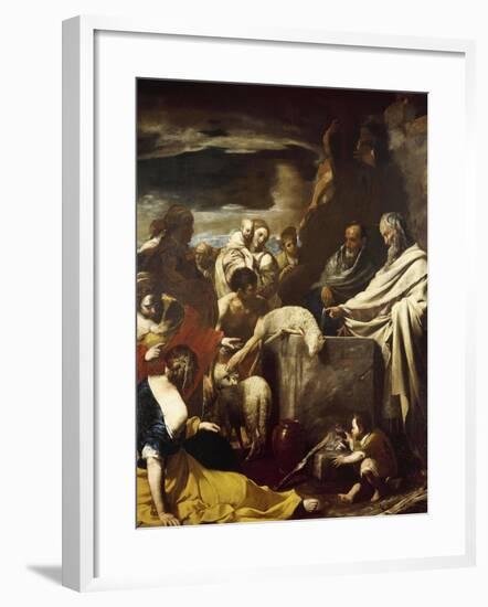 Sacrifice of Moses-Massimo Stanzione-Framed Giclee Print