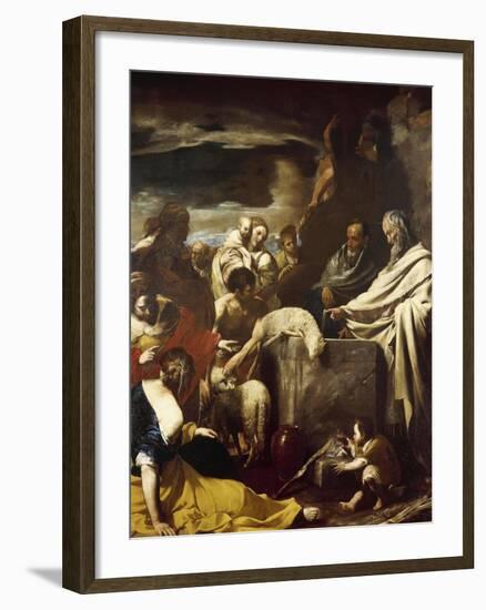 Sacrifice of Moses-Massimo Stanzione-Framed Giclee Print