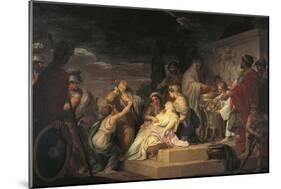 Sacrifice of Polyxena-Domenico Corvi-Mounted Giclee Print