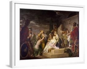 Sacrifice of Polyxena-Domenico Corvi-Framed Giclee Print