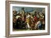 Sacrifice to Bacchus, Ca. 1634-Massimo Stanzione-Framed Giclee Print