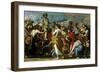 Sacrifice to Bacchus, Ca. 1634-Massimo Stanzione-Framed Giclee Print