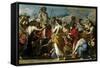 Sacrifice to Bacchus, Ca. 1634-Massimo Stanzione-Framed Stretched Canvas