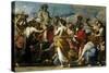 Sacrifice to Bacchus, Ca. 1634-Massimo Stanzione-Stretched Canvas