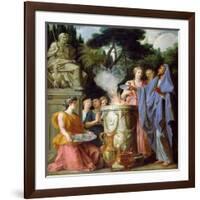 Sacrifice to Jupiter-Noël Coypel-Framed Giclee Print