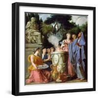 Sacrifice to Jupiter-Noël Coypel-Framed Giclee Print