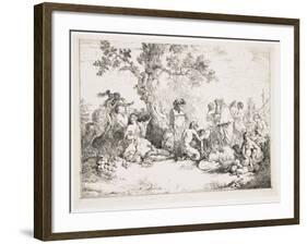 Sacrifice to Pan, C. 1760-1763-Jean Jacques II Lagrenee-Framed Giclee Print