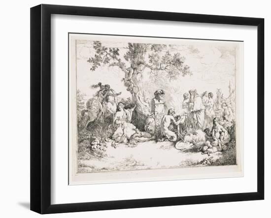 Sacrifice to Pan, C. 1760-1763-Jean Jacques II Lagrenee-Framed Giclee Print