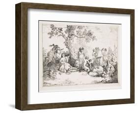 Sacrifice to Pan, C. 1760-1763-Jean Jacques II Lagrenee-Framed Giclee Print