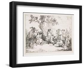 Sacrifice to Pan, C. 1760-1763-Jean Jacques II Lagrenee-Framed Giclee Print