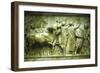 Sacrificial Procession of a Bull Preceded by Trumpeters, 30-40-null-Framed Photographic Print