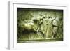 Sacrificial Procession of a Bull Preceded by Trumpeters, 30-40-null-Framed Photographic Print