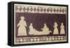 Sacrificial Scene-Mesopotamian-Framed Stretched Canvas