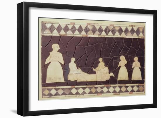 Sacrificial Scene-Mesopotamian-Framed Giclee Print