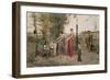 Sacrificing Dolls, 1871 (Oil on Canvas)-Luc-Oliver Merson-Framed Giclee Print