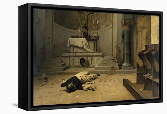 Sacrilege, 1884-Ludwig Raymond-Framed Stretched Canvas