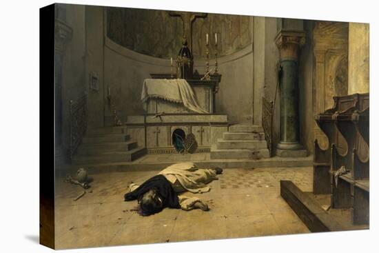 Sacrilege, 1884-Ludwig Raymond-Stretched Canvas