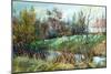 Sad Autumn Landscape-balaikin2009-Mounted Premium Giclee Print