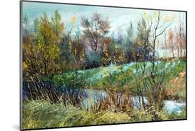 Sad Autumn Landscape-balaikin2009-Mounted Premium Giclee Print