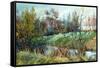 Sad Autumn Landscape-balaikin2009-Framed Stretched Canvas