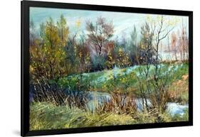 Sad Autumn Landscape-balaikin2009-Framed Art Print