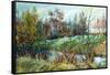 Sad Autumn Landscape-balaikin2009-Framed Stretched Canvas