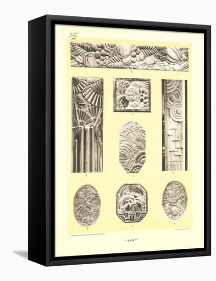 Sad Bas Reliefs-null-Framed Stretched Canvas