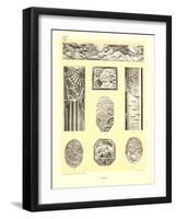 Sad Bas Reliefs-null-Framed Art Print