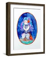 Sad Little Mermaid-Maylee Christie-Framed Giclee Print