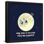 Sad Moon-IFLScience-Framed Poster