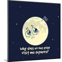 Sad Moon-IFLScience-Mounted Poster