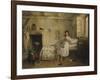 Sad Presentiment. by Girolamo Induno, 1862-Girolamo Induno-Framed Art Print